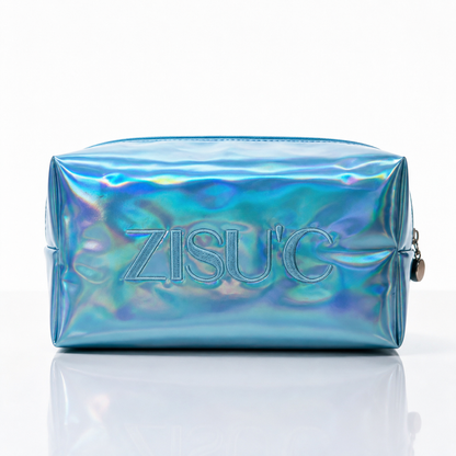 Mirror Vegan Leather Makeup Bag