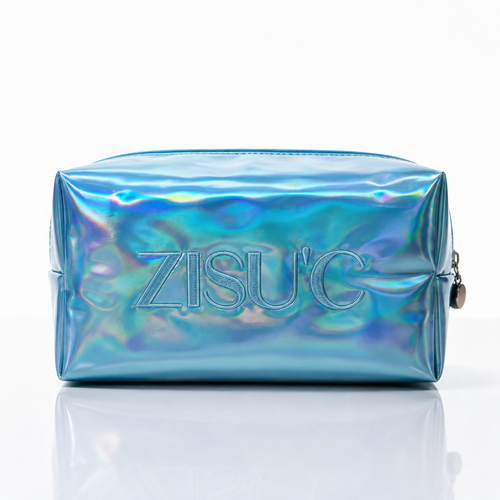 Mirror Vegan Leather Makeup Bag